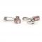 Old-School Broadcast Microphone Silver Red Cufflinks 1.JPG